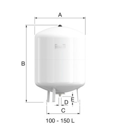 Розширювальний бак Flamco Contra-Flex 1000/2,5, 1000 л, PN 6