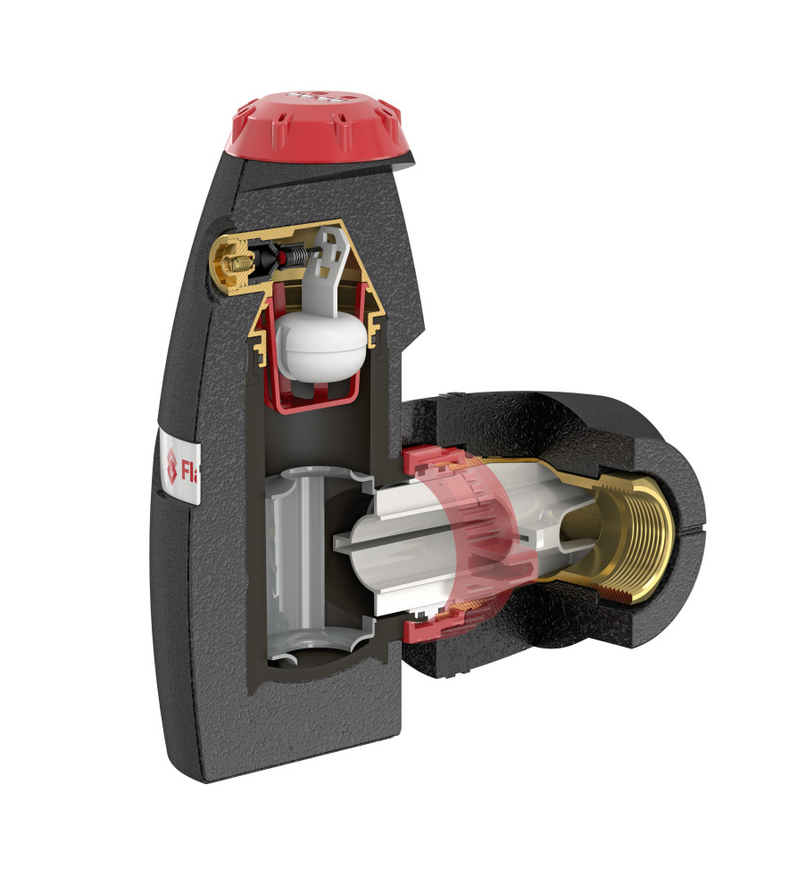 Форсований сепаратор повітря Flamco XStream Vent, ВР 1 1/2 ”