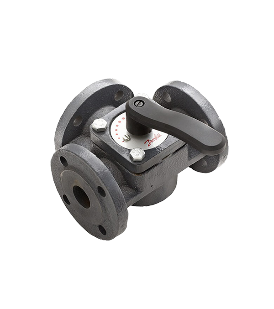 Поворотний 3-х ходовий клапан Danfoss HFE3 DN50