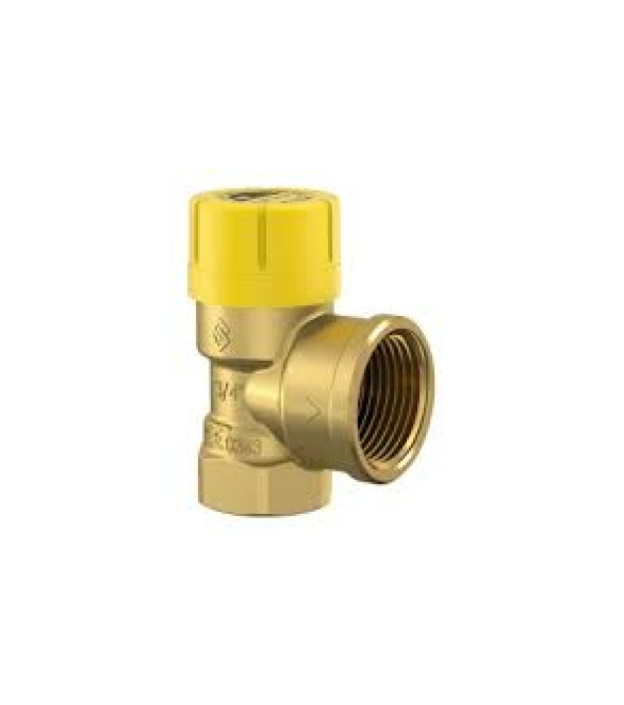 Запобіжний клапан Flamco Prescor Solar для геліосистем 3/4" x 1", 8 бар