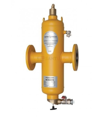 Сепаратор повітря та бруду Spirotech SpiroCombi-Magnet Air & Dirt -Steel DN65 фланець/магніт