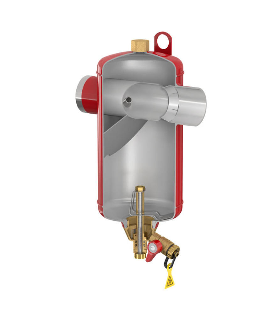 Сепаратор бруду Flamco Clean Smart 125 F (фланець), DN125, ємність 59 л, 10 бар