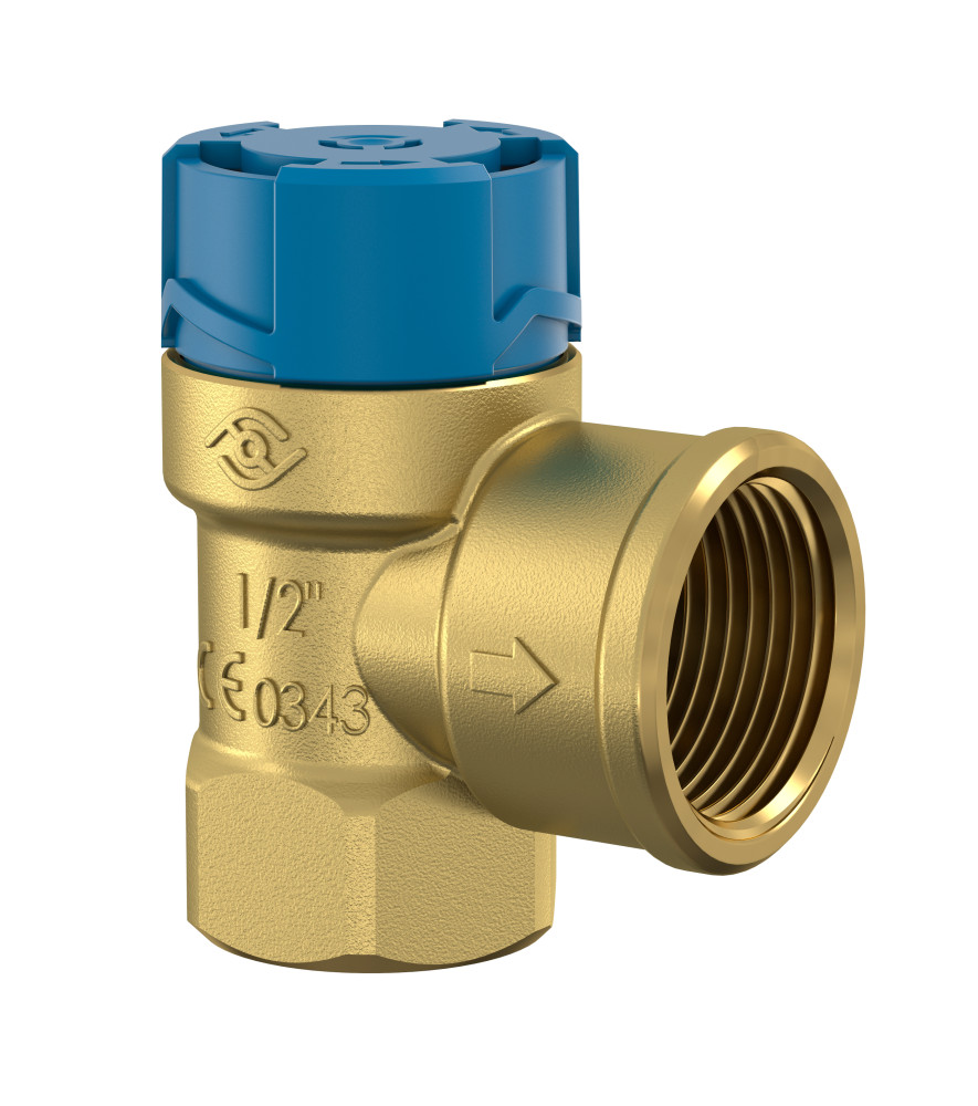 Запобіжний клапан Flamco Flopress B для водопостачання 1/2" х 3/4", 6 бар