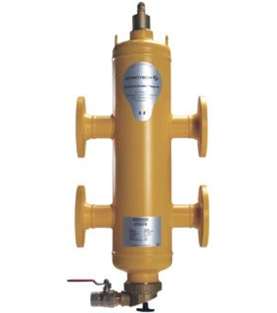 Гідравлічна стрілка (сталь) SpiroCross DN65 фланець + магніт